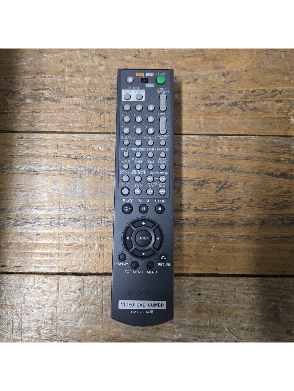 SONY RMT-V501A DVD/VCR Combo, Remote Only, Works